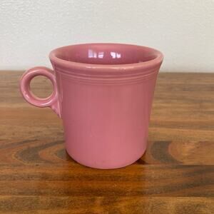 Fiesta Ware HLC Pink Mug Coffee Cup Fiestaware Ring Handle Tom & Jerry